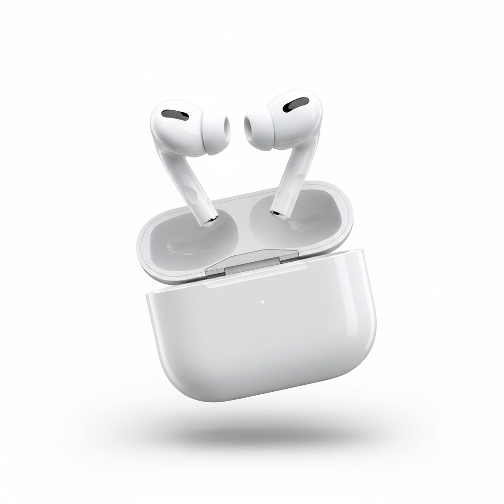 AirPods 4th Generation - Case Open White Background
